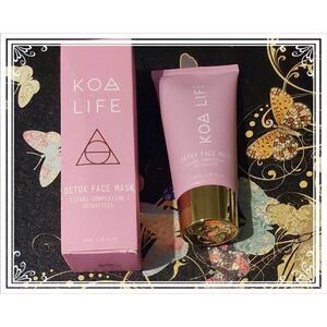 BNIB~KOA Life Detox Face Mask~Oat Charcoal Bentonite Clay